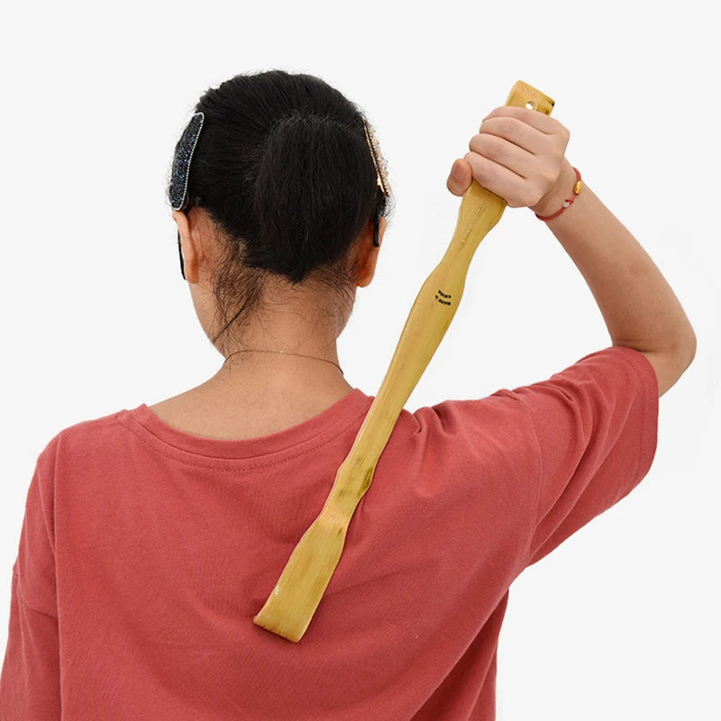 Bamboo Made Itching And Scratching Device Home Massage Anti Itch And Back Scratching Device Scratching Rake Massage Stick Peaceful Pleasures Health and Wellness