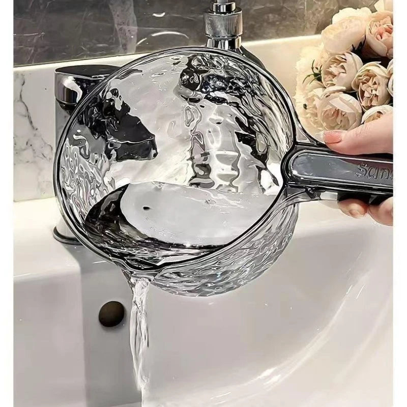 Extra Thick Long Handle Water Scoop – Large Capacity PP Plastic