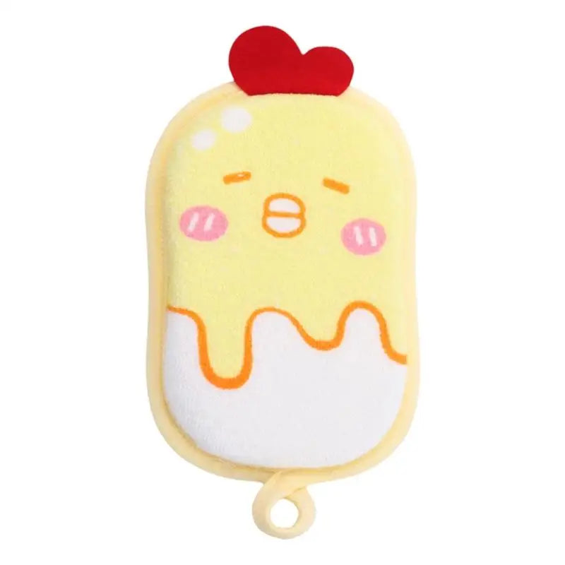Cartoon Baby Bath Sponge | Soft & Gentle for Newborns 0–3Y