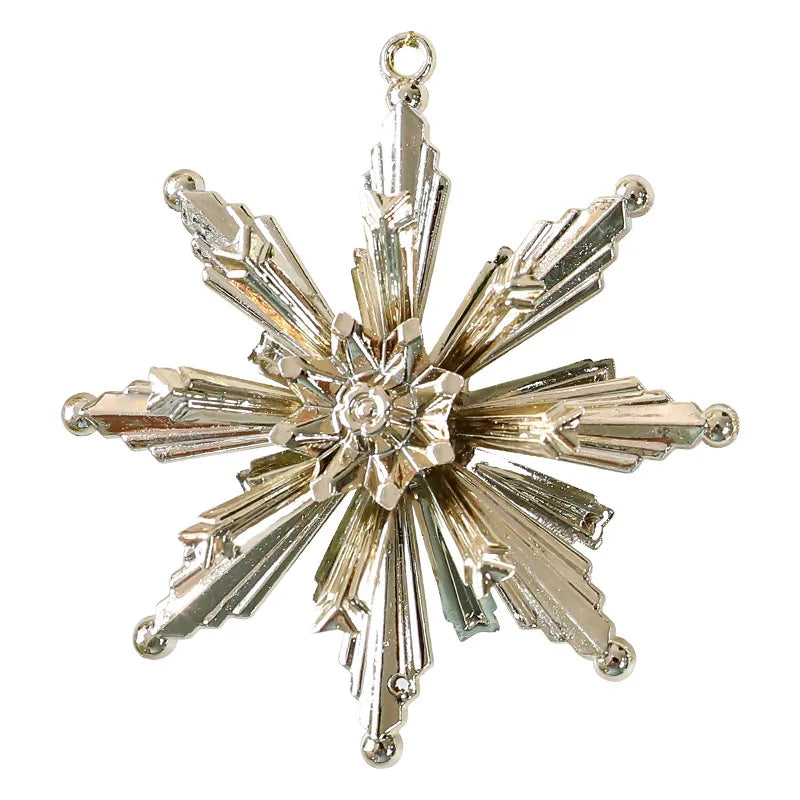 Gold Christmas Tree Ornaments – Angel, Snowflake & Butterfly