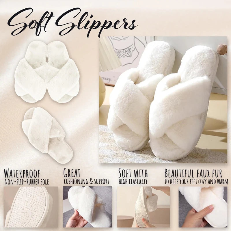 Personalized Mis Quince Fluffy Slippers | Quinceanera Gift Personalized Party Slippers Peaceful Pleasures Health and Wellness