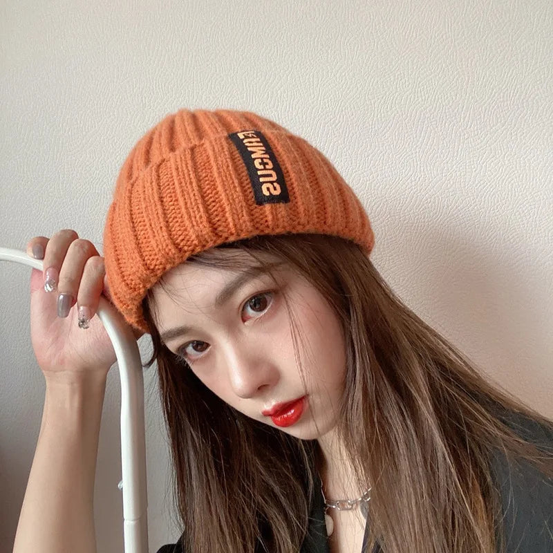 Women's Knitted Beanie for Winter - Soft & Warm, Candy-Colored Cuffed Slouchy Hat for Outdoor Sports, Skiing, Skating, Cycling Peaceful Pleasures Health and Wellness