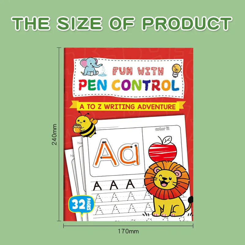 26 Alphabet Practicing Uppercase Lowercase Letters English Coloring