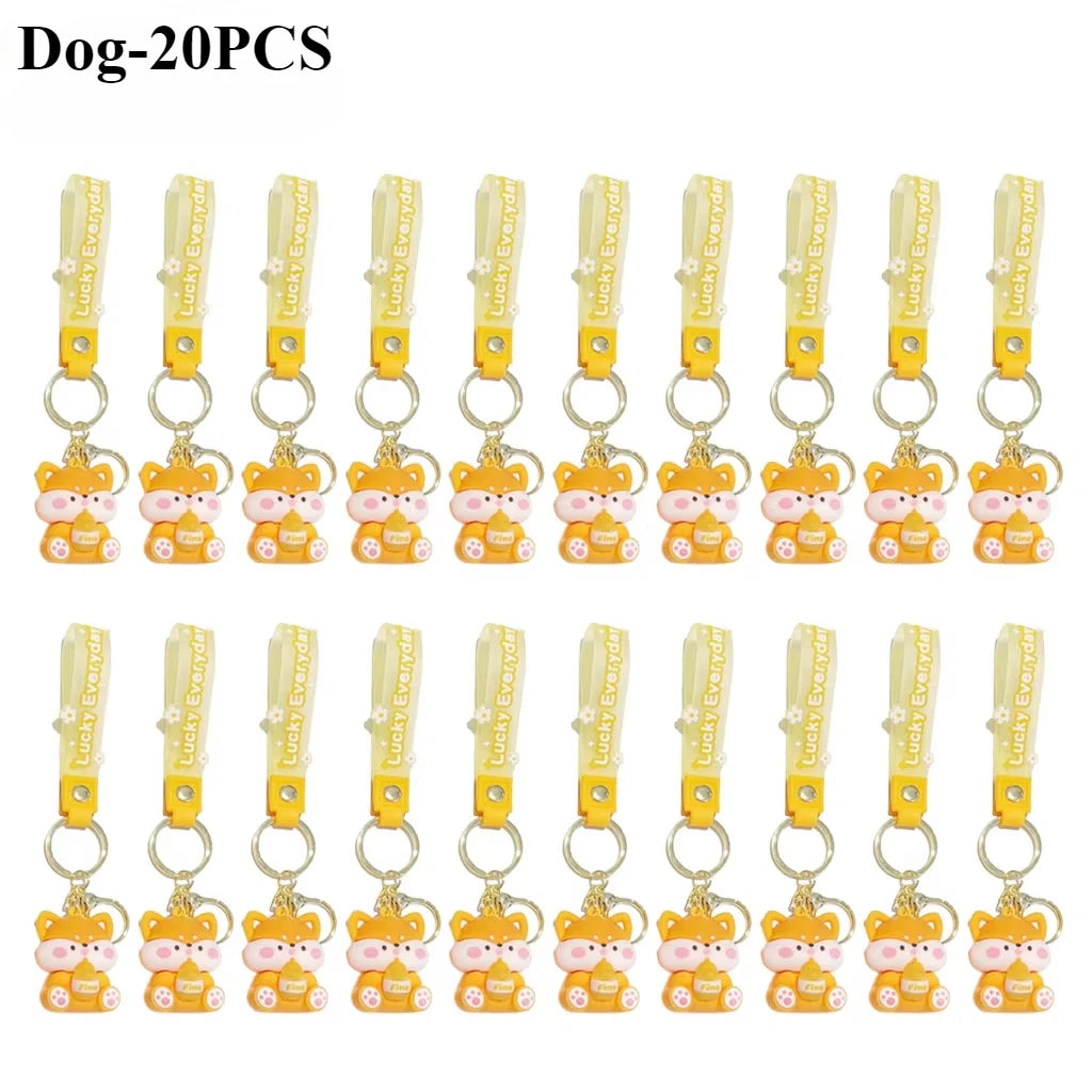 Luck Drinks PVC Cartoon Keychain | Cute Bag Charm & Gift
