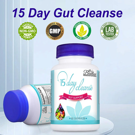 15-Day Colon Cleanse | Senna Leaf Digestive Support – 30 Caps Colon Cleanse Supplement Peaceful Pleasures Health and Wellness