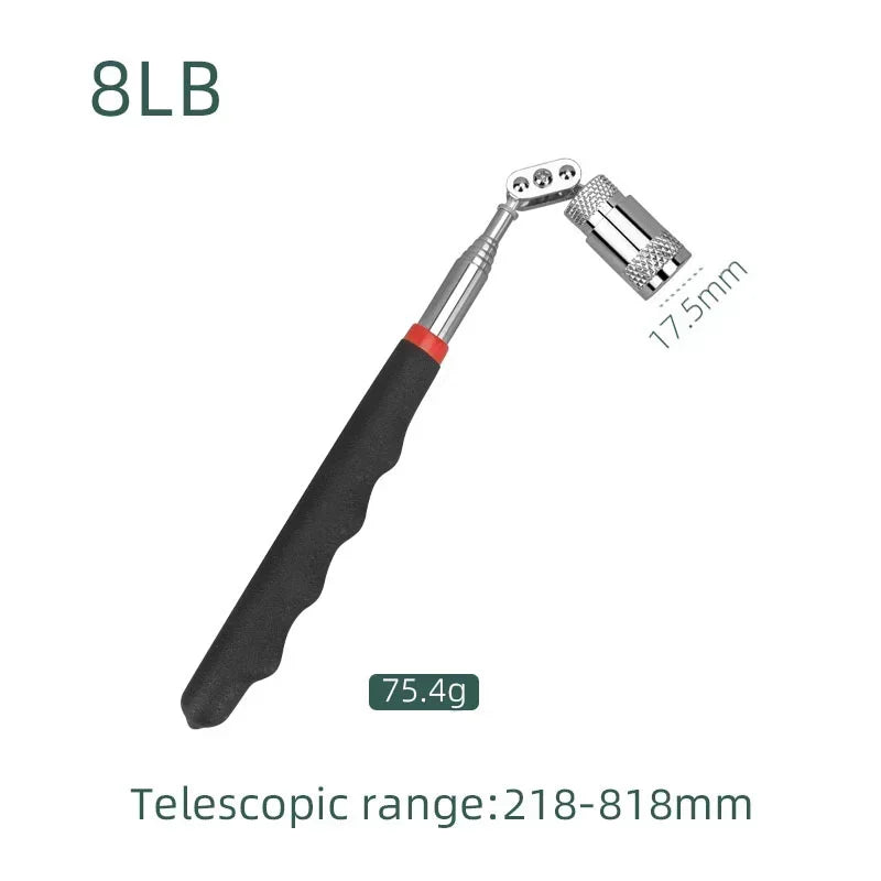 Extendable Magnetic Pickup Tool with LED Light | Flexible Grabber