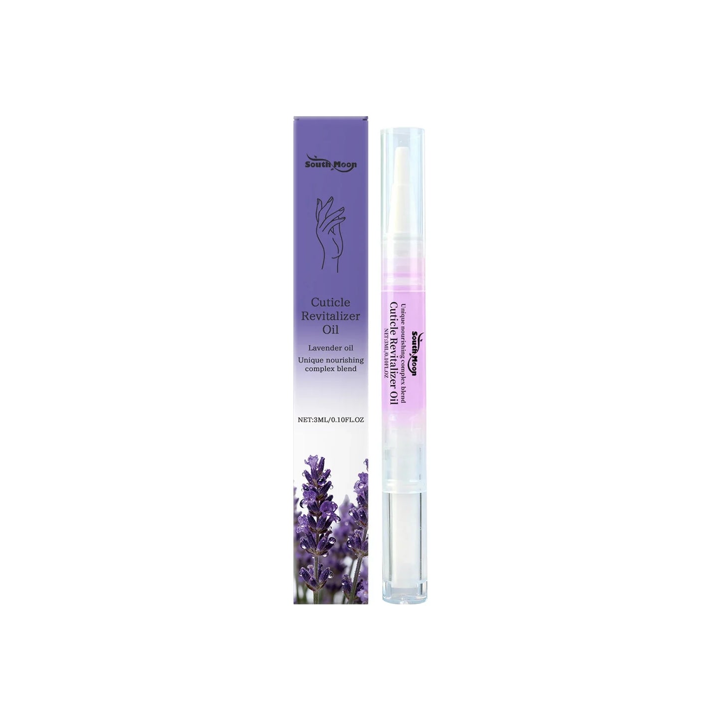 Lavender Nail Care Oil Pen – Portable Nail Shine Treatment