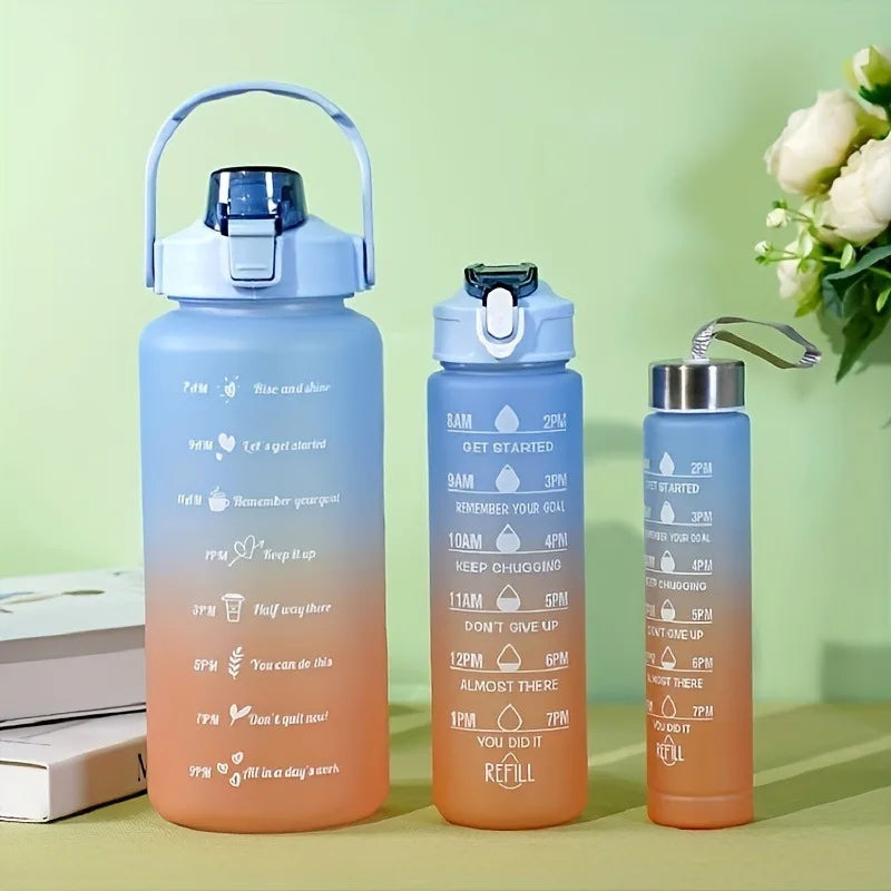 BPA-Free Motivational Sport Water Bottle | 300ml, 750ml & 2L
