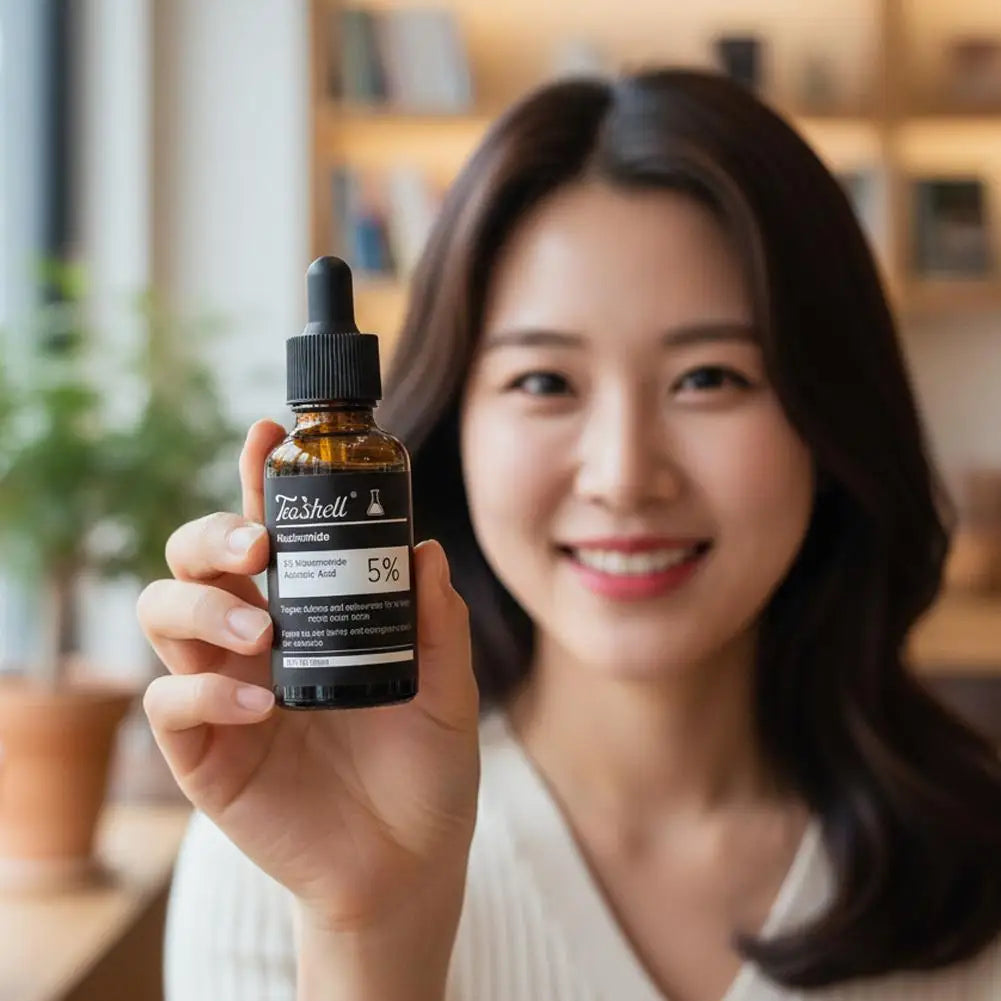 Teashell Serum 5% Niacinamide & Arbutin 30ml Fade Dark Spots Skin Moisturizing Hydration Sensitive Skin Peaceful Pleasures Health and Wellness