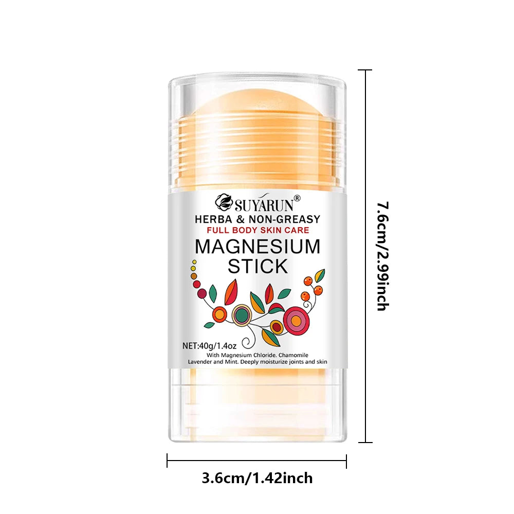 SUYARUN Chamomile & Shea Butter Soothing Balm Stick for Dry Skin, Lavender Calming All-Over Body Care, Skin Repair Moisturizer. Peaceful Pleasures Health and Wellness
