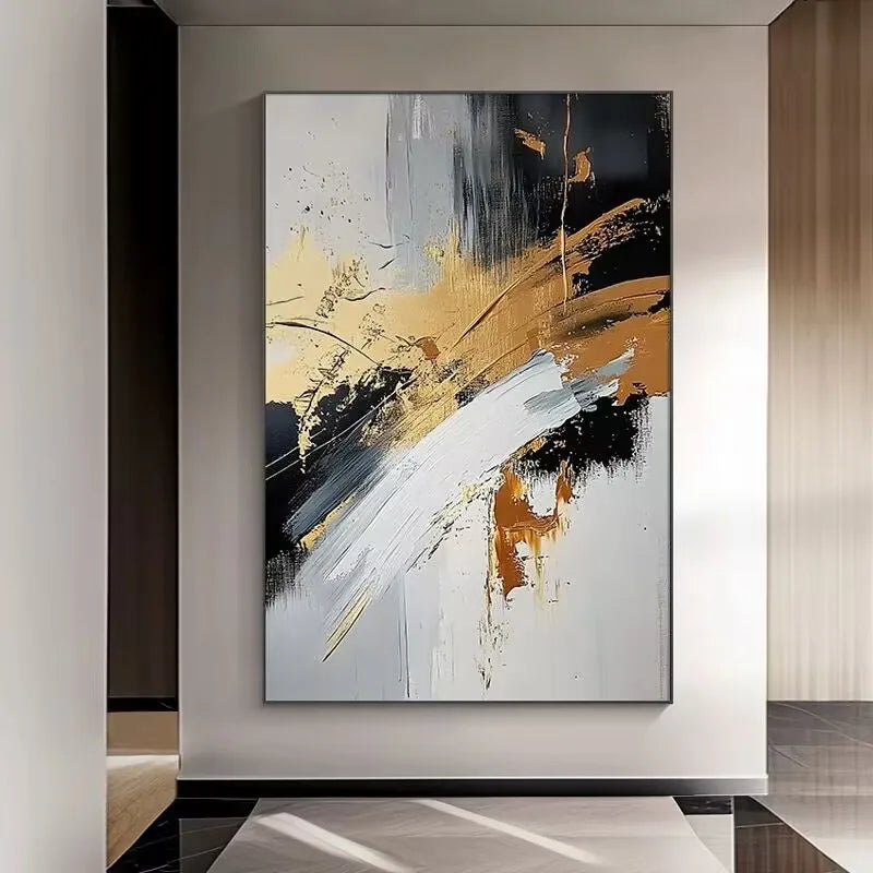 100% Pure Hand Painted Canvas Oil Painting For Home Wall Decor Thick Texture Hanging Picture Mural For Living Room Bedroom Sofa Peaceful Pleasures Health and Wellness