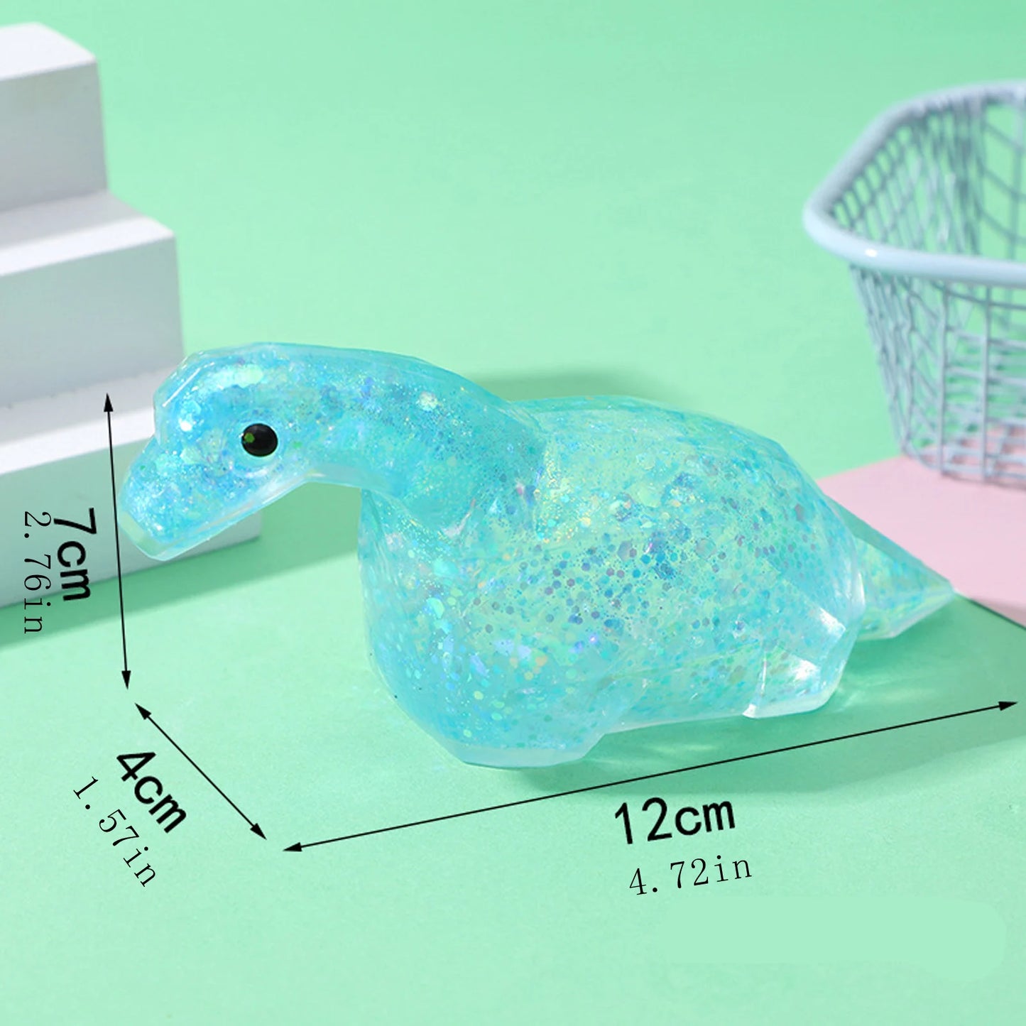Dinosaur Squeeze Toy Dinosaur Stress Relief Fidget Pinching Relaxation Toy for Kids Adults Classroom Home Office Meeting Gifts Peaceful Pleasures Health and Wellness