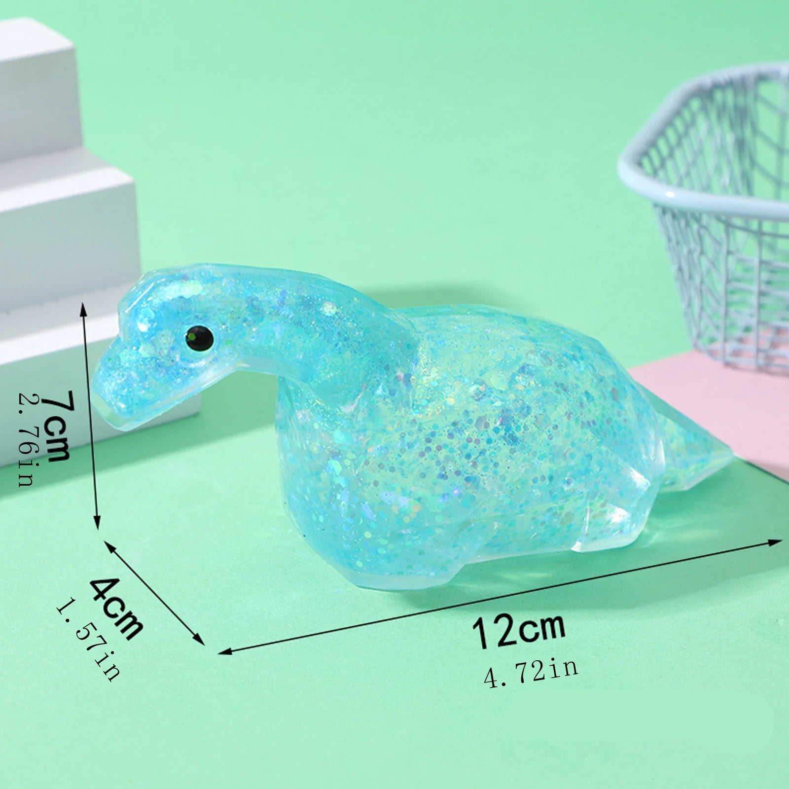Dinosaur Squeeze Toy Dinosaur Stress Relief Fidget Pinching Relaxation Toy for Kids Adults Classroom Home Office Meeting Gifts Peaceful Pleasures Health and Wellness