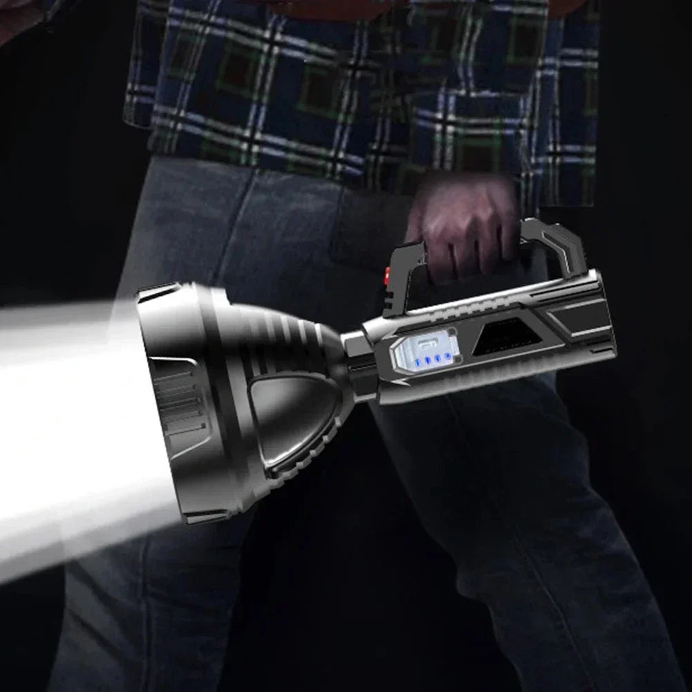 ESMARTER 1300 Lumen LED Spotlight Flashlight | USB Rechargeable