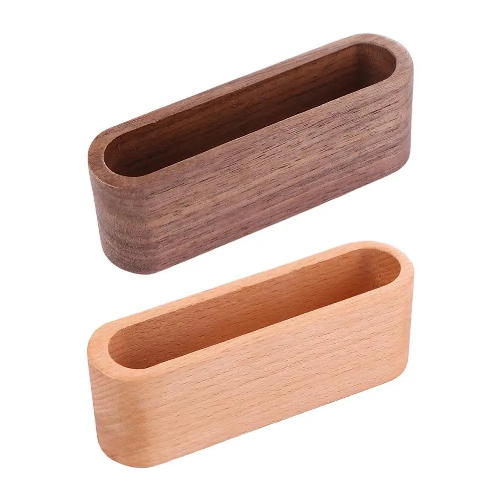 High Quality Display Device Desktop Storage Stationery Cards Stander Card Organizer Wooden Business Card Holders Cards Holder Peaceful Pleasures Health and Wellness