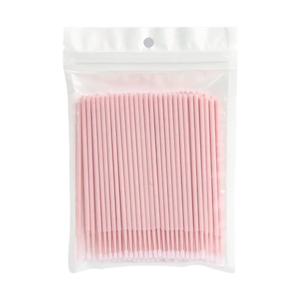 50pcs Disposable Micro Brushes for Eyelash Extensions & Makeup