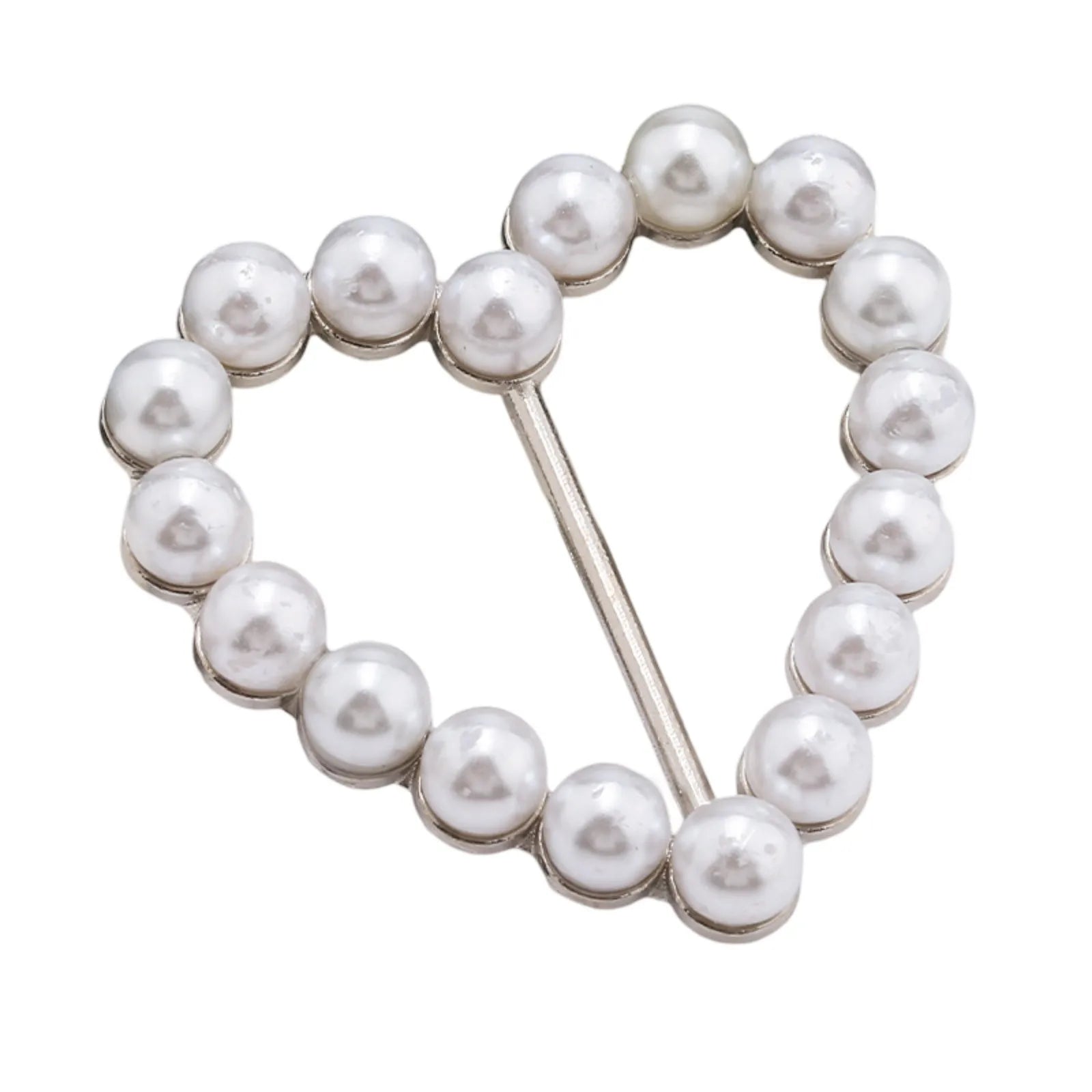 New Fashion Corner Hem Waist Knotted Brooches Crystal Pearl Metal Hijab Scarf Ring Button Shirt T-shirt Fixed Buckle Accessories Peaceful Pleasures Health and Wellness