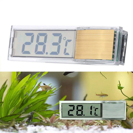 Digital Aquarium Thermometer – Large LCD, Suction Cup Mount Aquarium Thermometer Peaceful Pleasures Health and Wellness