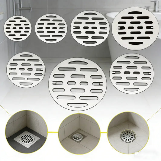 Stainless Steel Round Floor Drain Cover & Hair Catcher Strainer Floor Drain Strainer Oasis Select