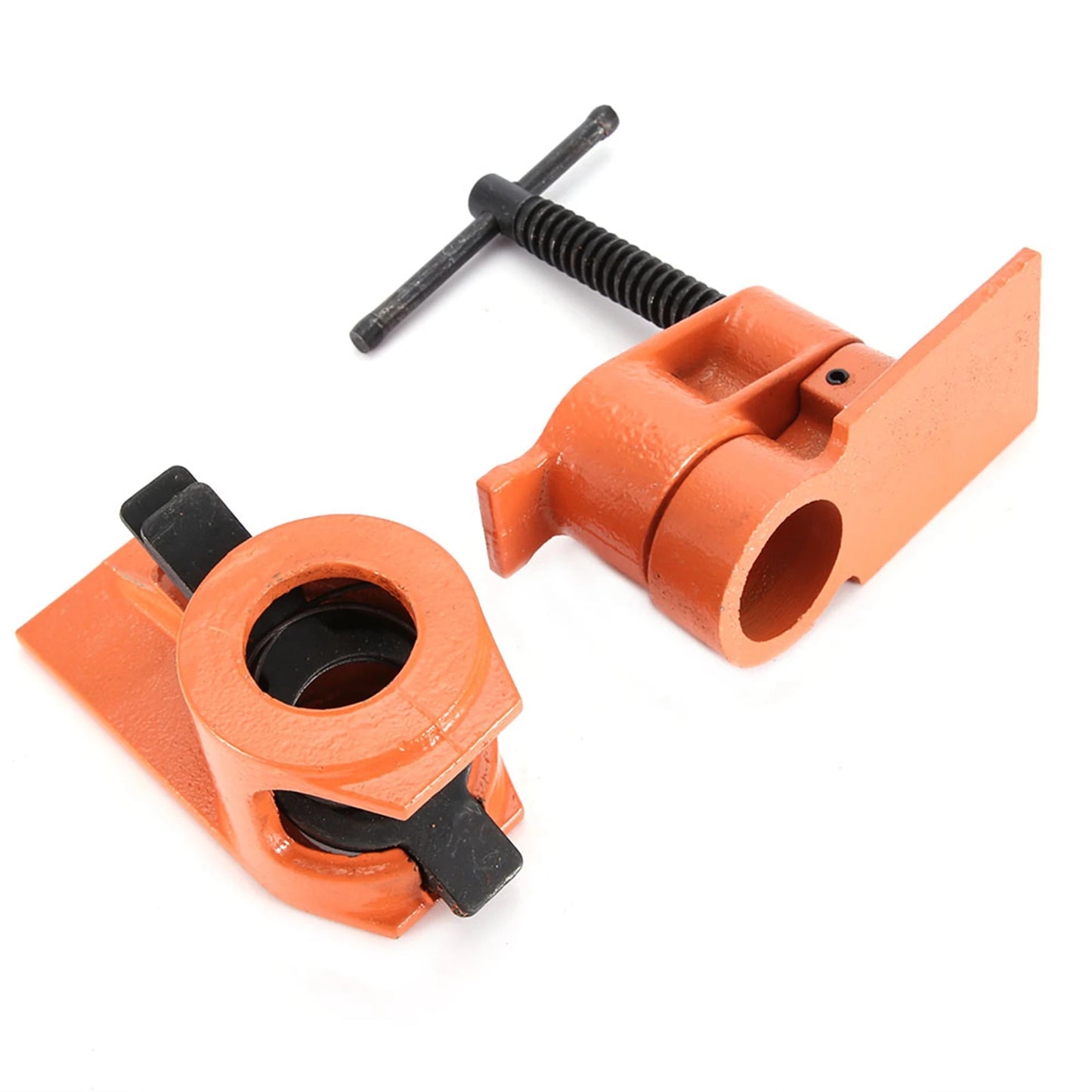Heavy Duty Pipe Clamp Jaws Vise Fixture Woodworking Tool
