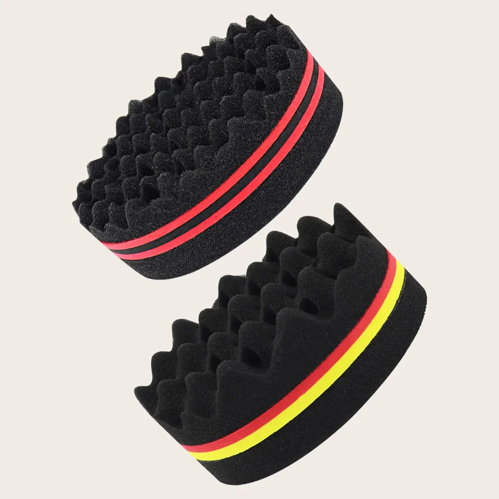 Oval Hair Sponge Twist Curl Brush – Wave & Braid Tool