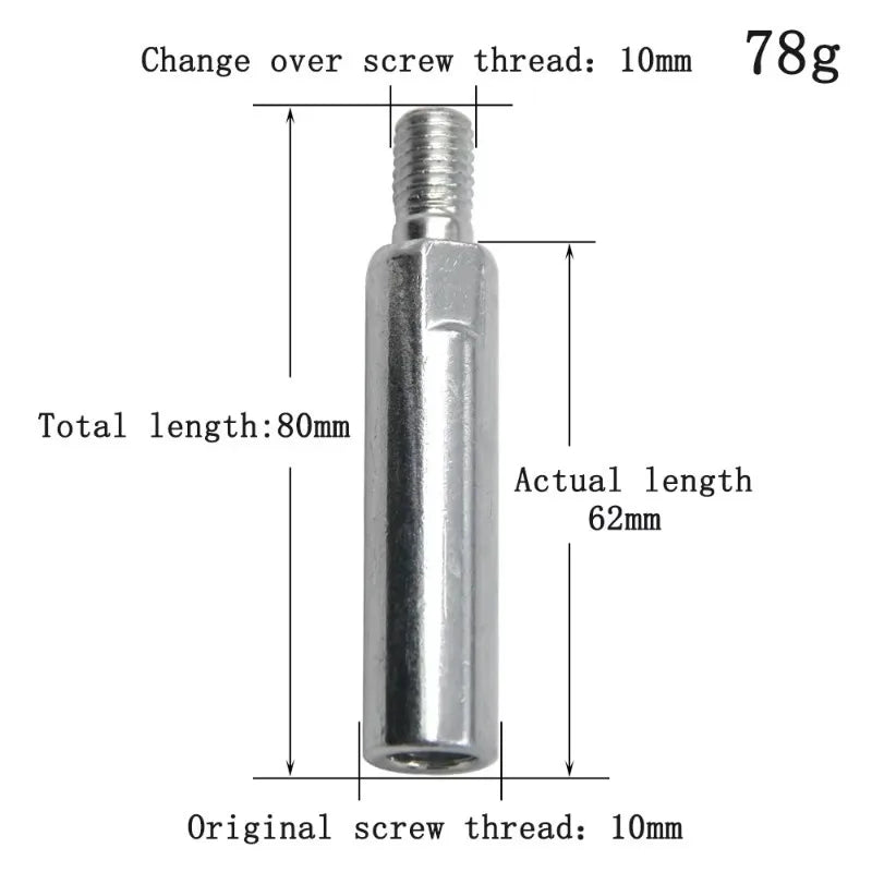 Angle Grinder Extension Rod Multi-functional Extension Rod Connector Water Grinding and Polishing Machine Accessory Tool Peaceful Pleasures Health and Wellness