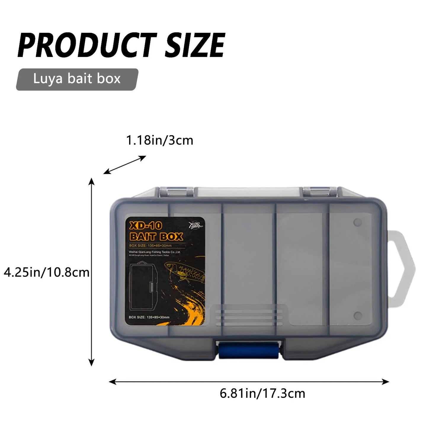 Multifunctional Fishing Tackle Boxes Ergonomic Design Space Saving Bag for Travel Freshwater Fishing Peaceful Pleasures Health and Wellness