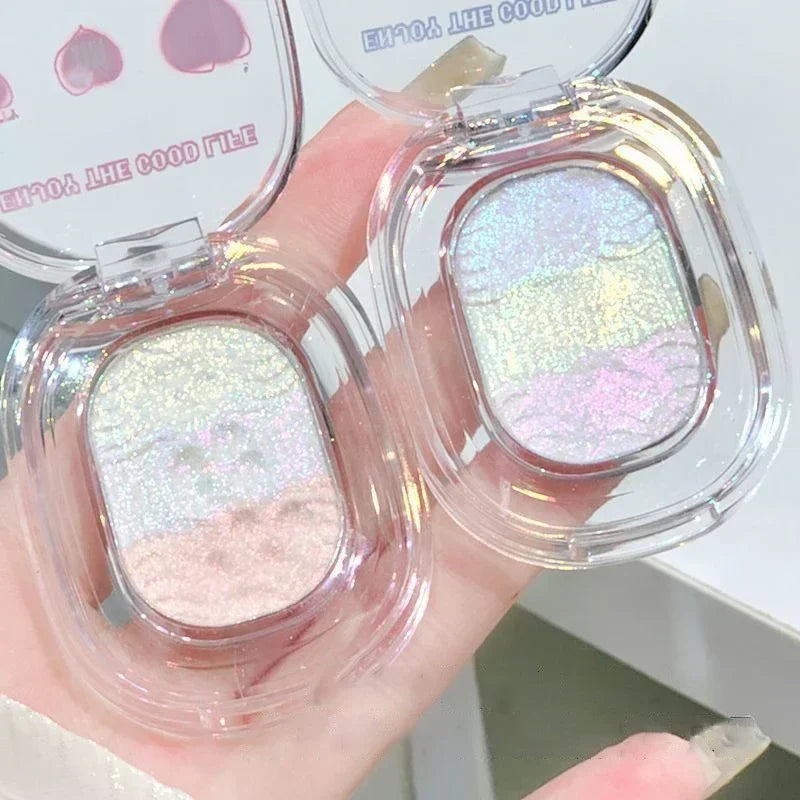 Chameleon Gradient Glitter Eyeshadow Palette | Shimmer Highlight