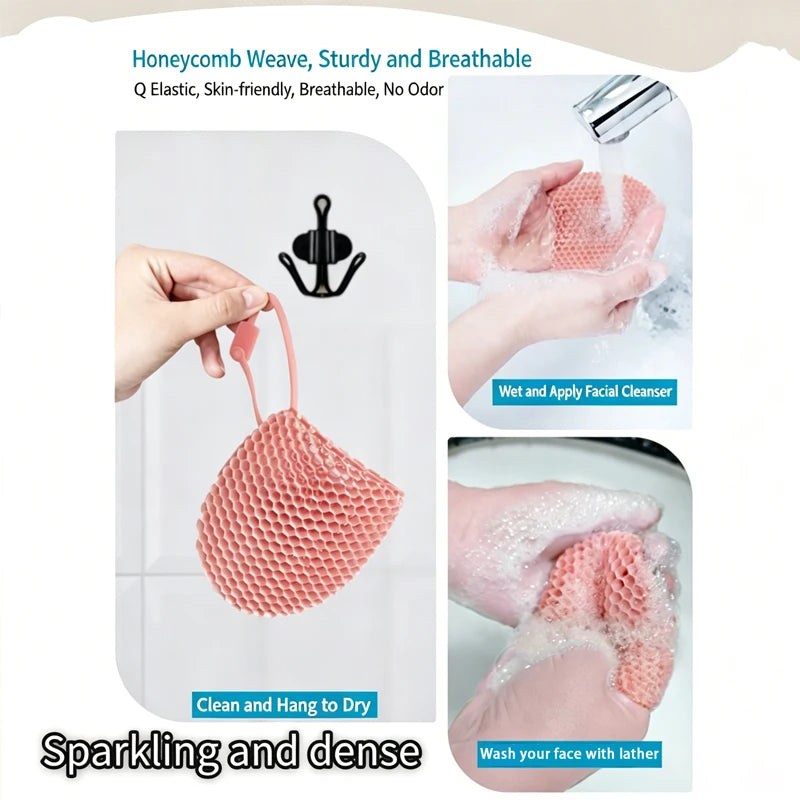 Exfoliating Shower Glove – Honeycomb TPU Body Scrubber Mitt