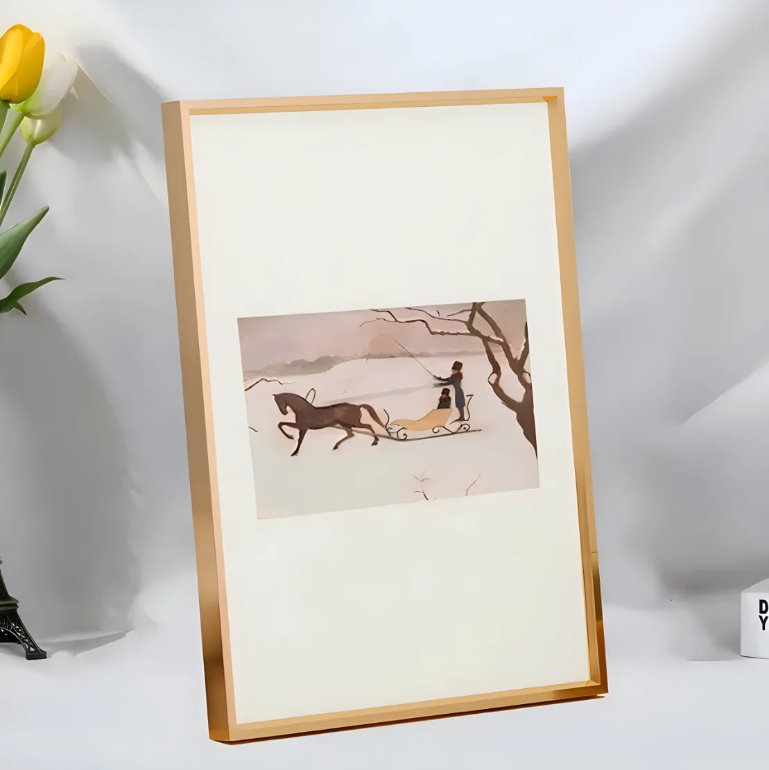 Wall Painting Photo Frames Kit, DIY Large Size, Gold Frame for Wall Art, Canvas Print, New Thickening, 50x70, 70x140, 90x120 Peaceful Pleasures Health and Wellness