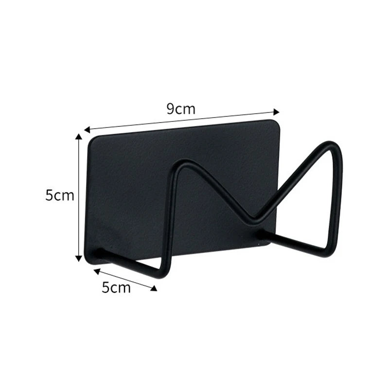 Wall Mounted Hair Dryer Holder – No-Drill Stainless Steel Rack