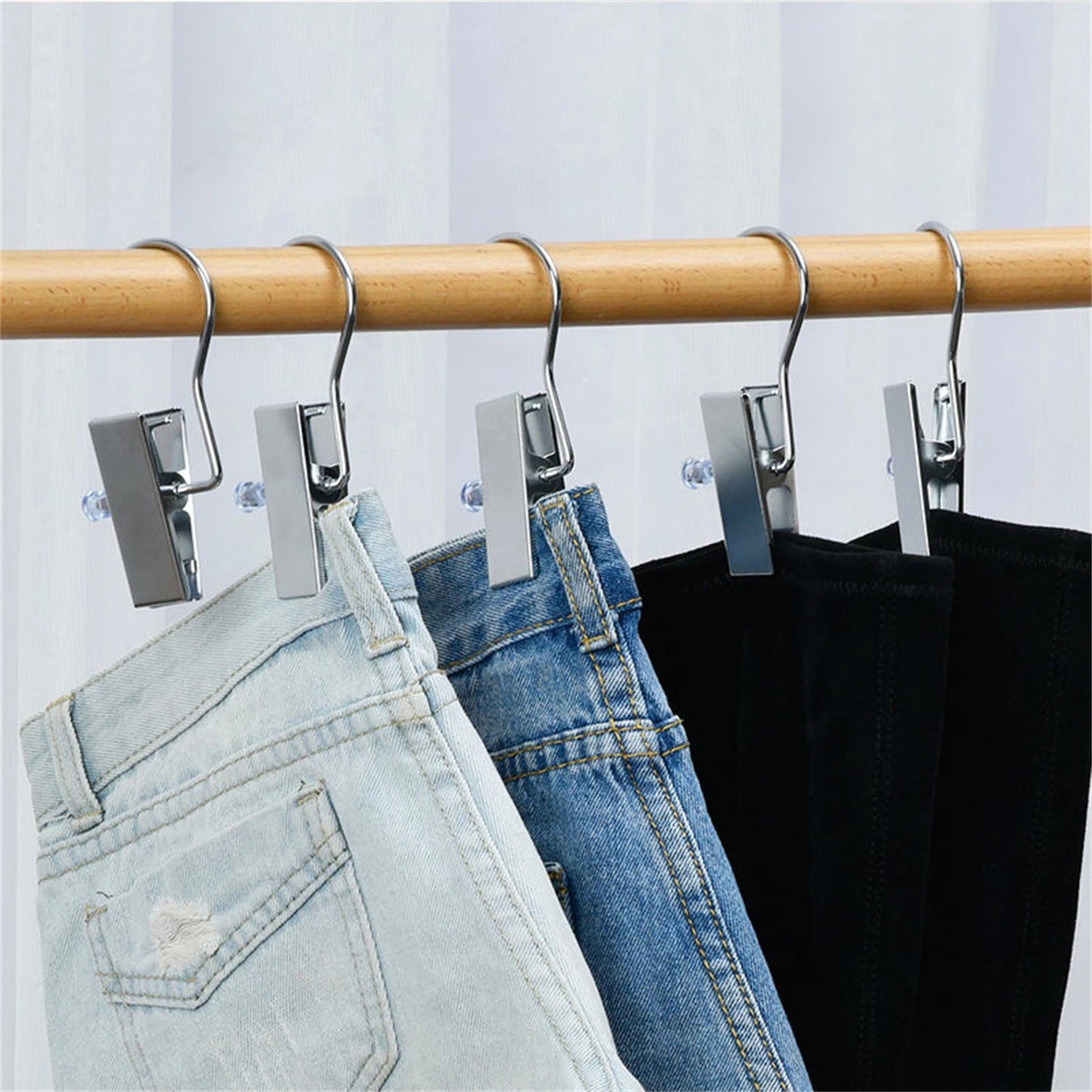 Hanging Clothes Pins Hooks Sturdy Clip and Drip Laundry Clothespins for Home Kitchen Outdoor Trip Peaceful Pleasures Health and Wellness