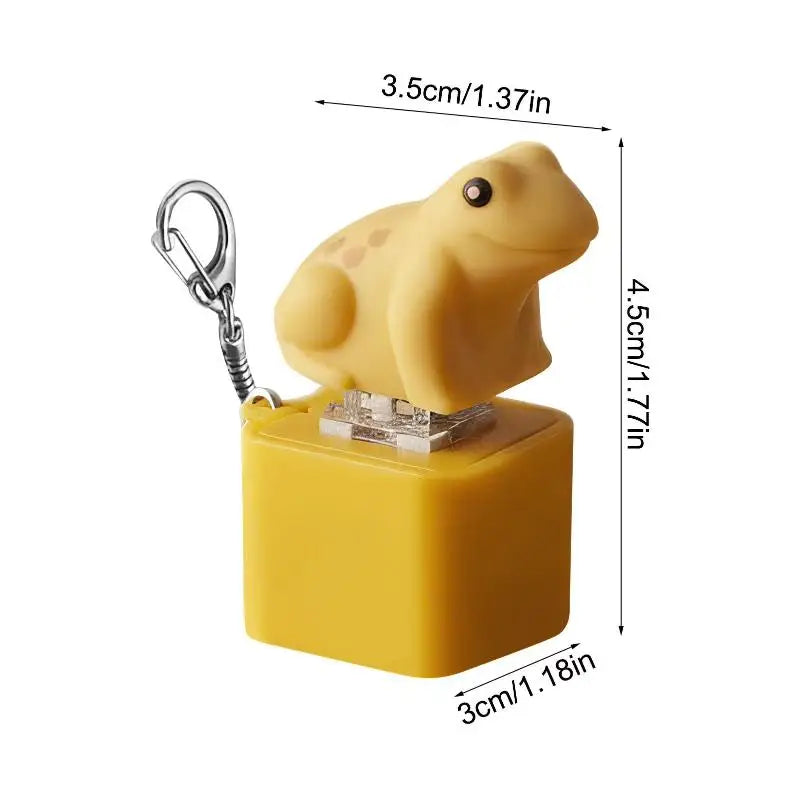 Dinosaur Sound Fidget Keychain – Fun PVC Toy for Kids & Adults