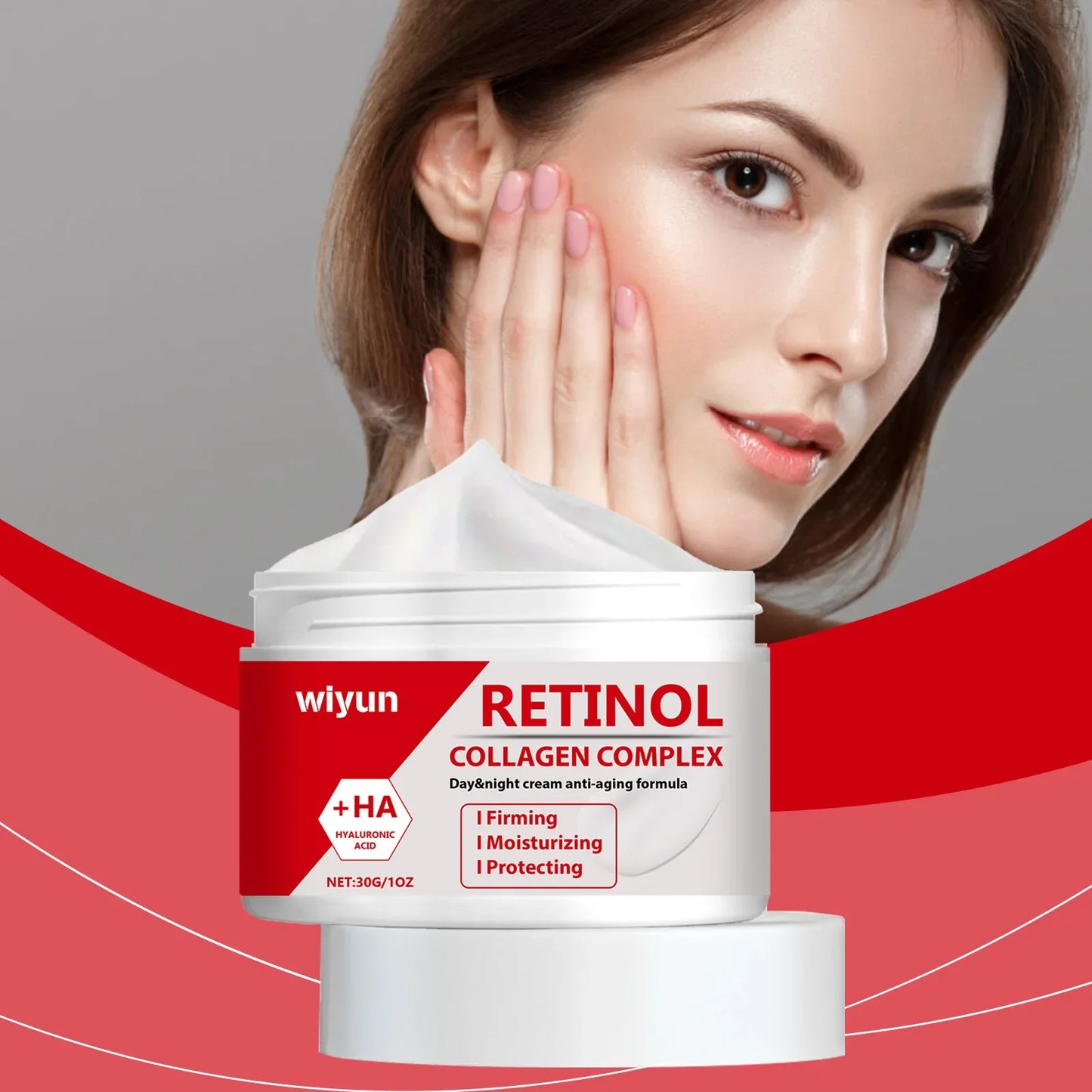WIYUN Retinol Anti-Aging Face Cream – Firms, Hydrates & Fades Lines