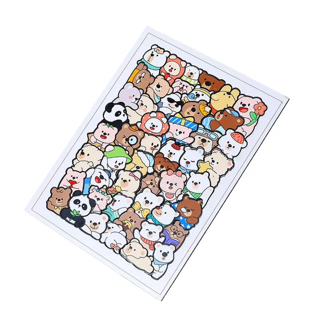 50-Piece Animal Wooden Jigsaw Puzzle – Cats, Dogs & More