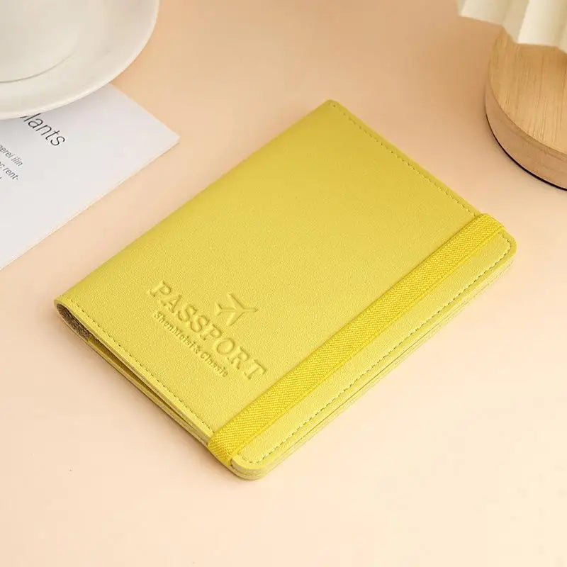 Waterproof PU Leather Passport Holder & Travel Wallet