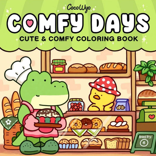 Adult Teens Relaxing Coloring Books Arts Beginners Handicraft DIY Peaceful Pleasures Health and Wellness comfy days