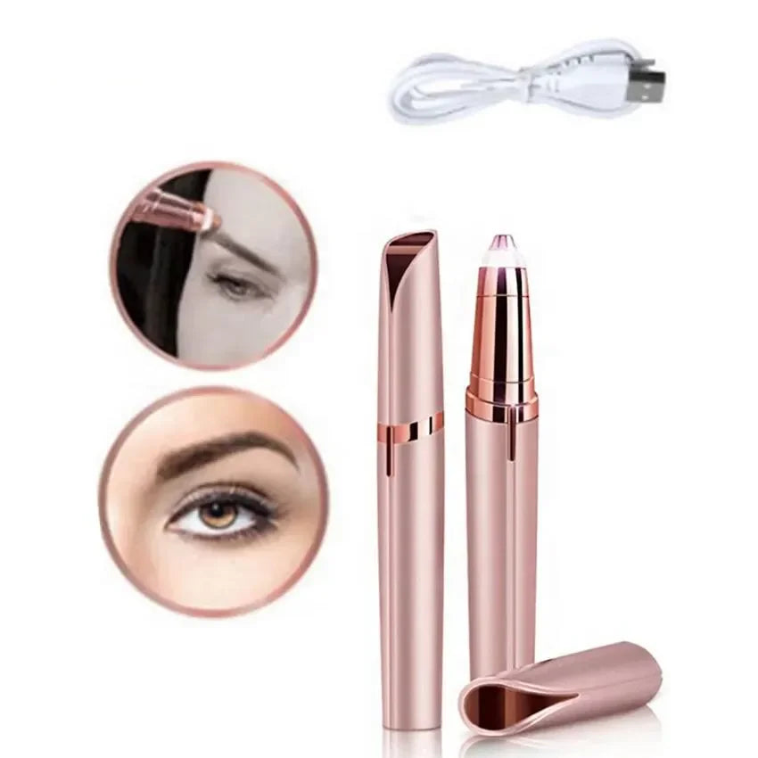Smart Electric Eyebrow Trimmer Pen Implement Man Woman Clean Ladies' Shaver Automatic Razor Epilator Beauty Hair Removal Trimmer Peaceful Pleasures Health and Wellness