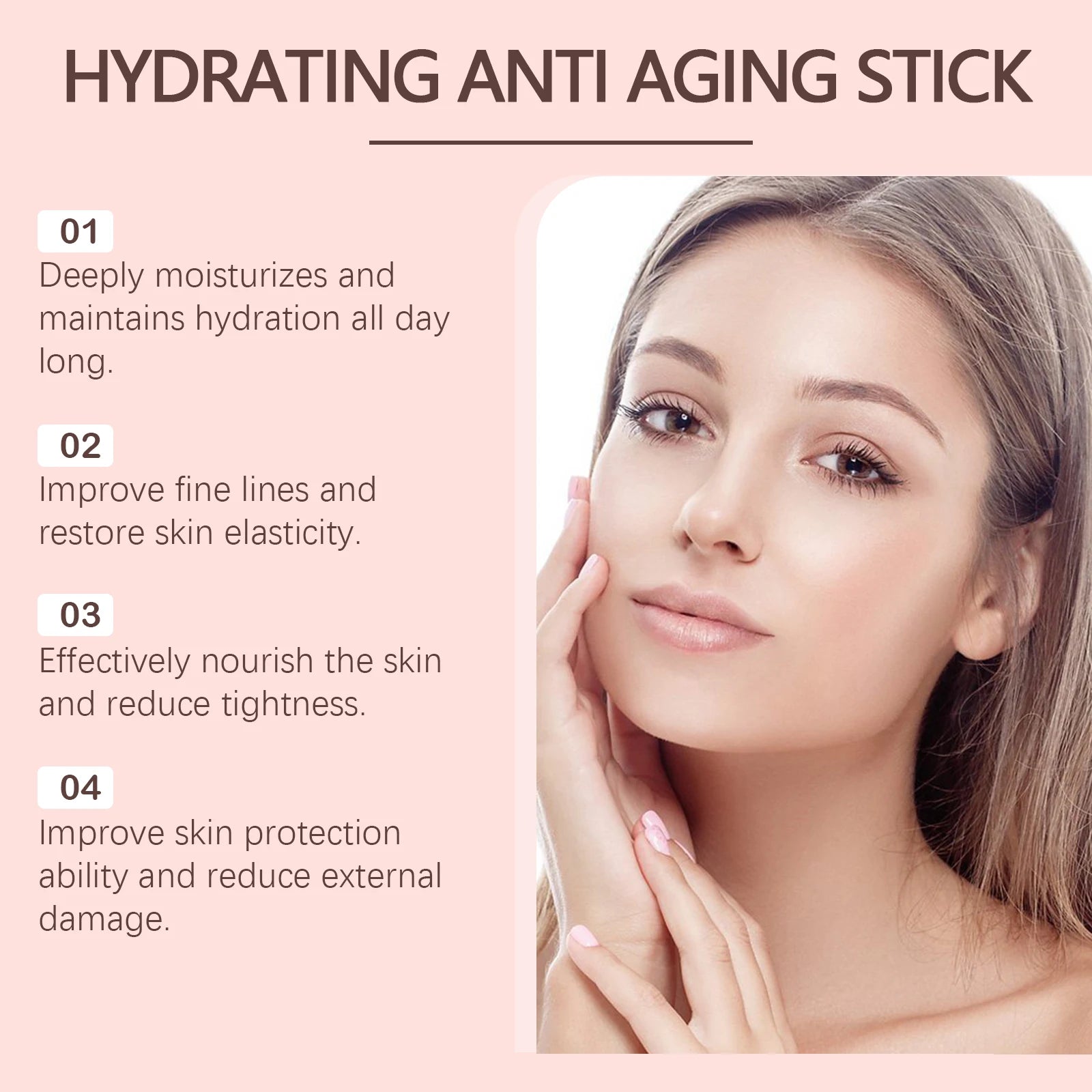 Collagen Firming Balm Stick – Hyaluronic Acid Anti-Aging Peaceful Pleasures Health and Wellness