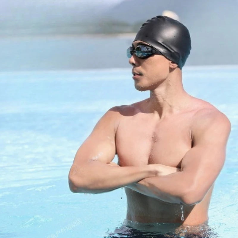 high-end Adult Swimming Goggles High-Definition Anti Fog Waterproof Ideal Choice for Surfing and Swimming Swimming Equipment Peaceful Pleasures Health and Wellness