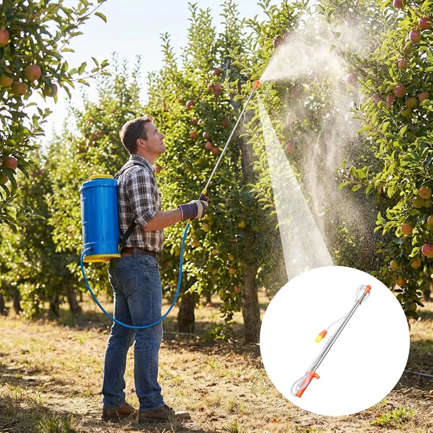 Adjustable Stainless Steel Garden Sprayer Wand | Watering Wand