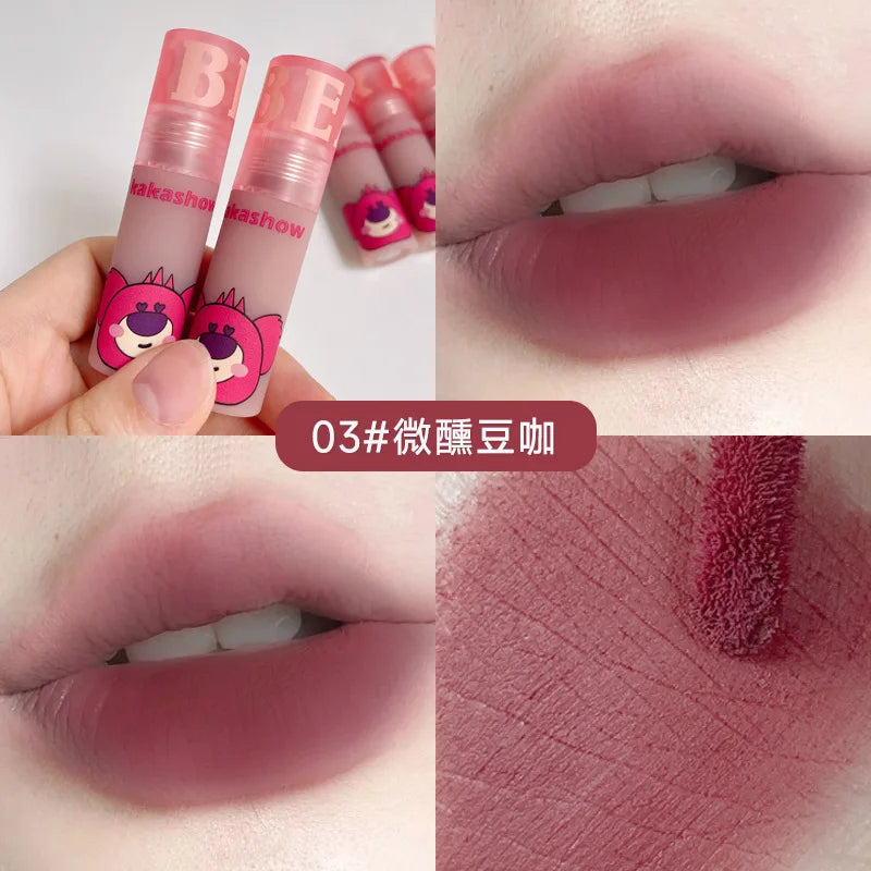 ZYXUAQIR Peach Pink Matte Liquid Lipstick | Velvet Lip Gloss