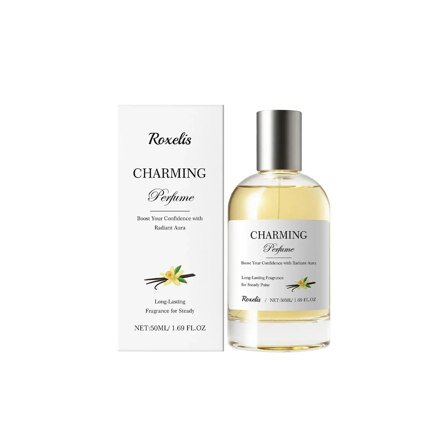 Amber Vanilla Perfume Spray – Long-Lasting Light Scent 50ml