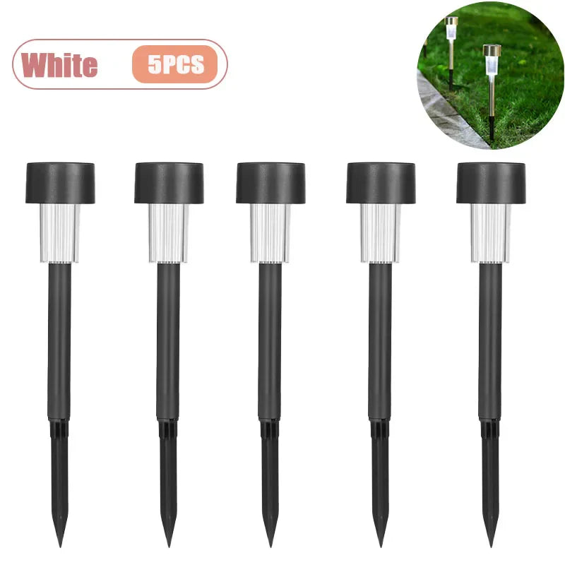 Solar Stainless Steel Pathway Lights | Waterproof Garden Stake