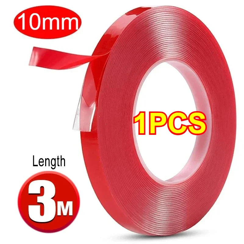 Nano Double-Sided Adhesive Tape – Transparent, Reusable, Waterproof