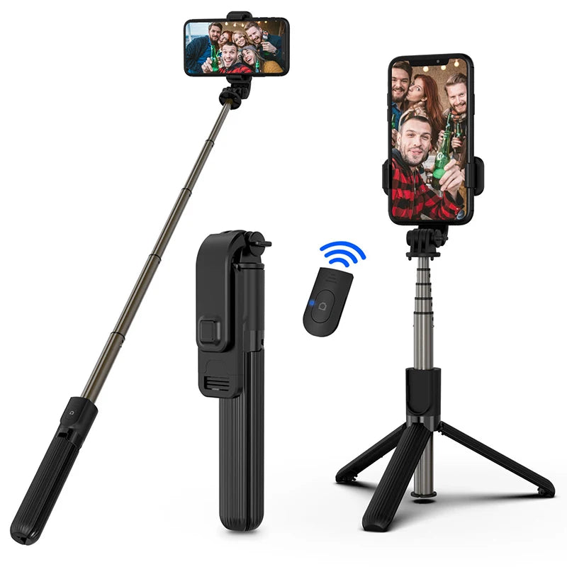 H1 Wireless Bluetooth Selfie Stick tripod monopod stand Phone holder for Outdoor travel 3 IN 1 Peaceful Pleasures Health and Wellness