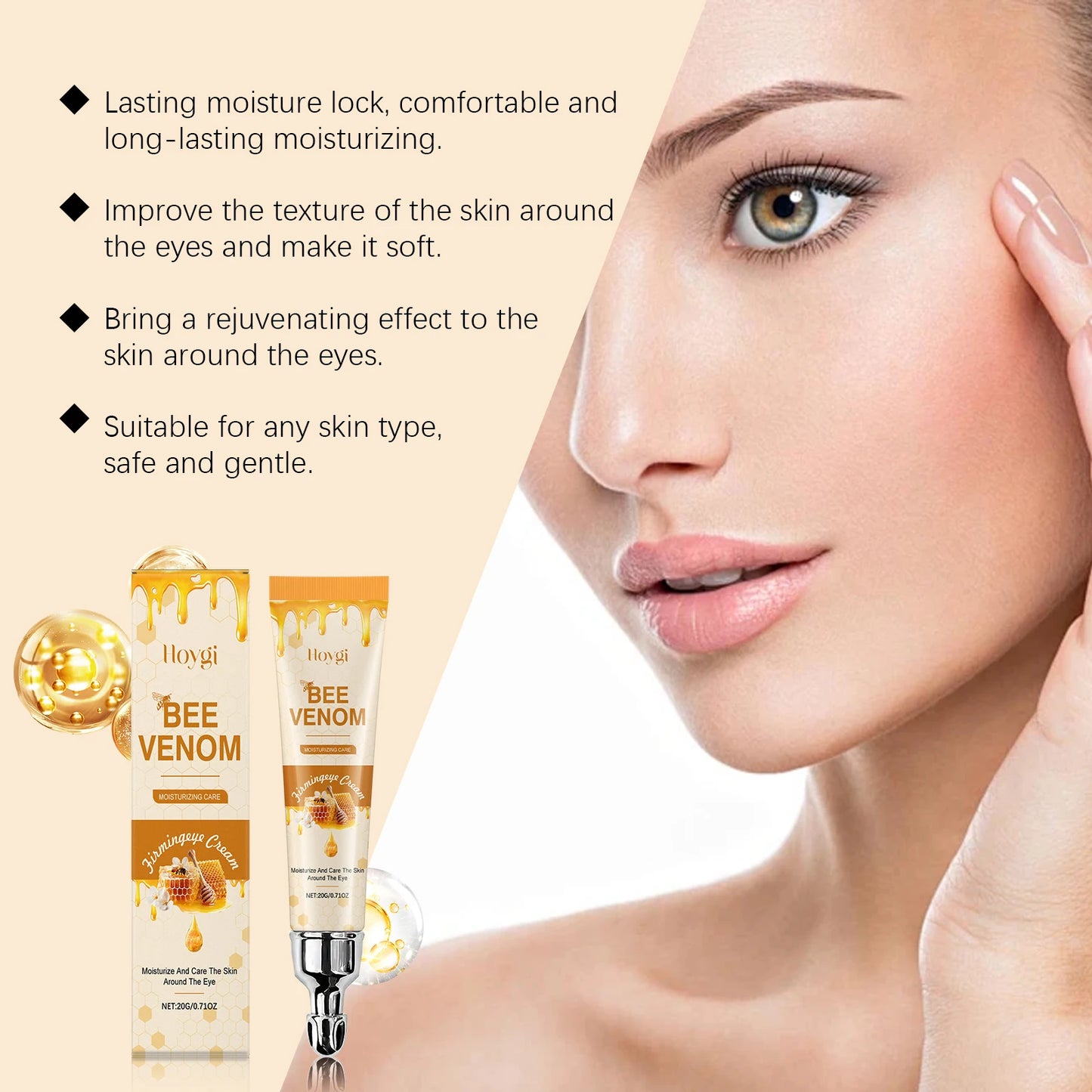 Bee Venom Eye Cream – Anti-Aging, Dark Circles & Firming