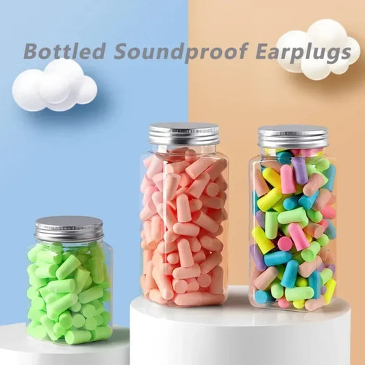 10/24/60pcs Comfortable Earplugs Antinoise Ear Plugs Sleep Noise Reduction Ear Protector for Sleep Soft Foam Earplugs Anti-Noise Peaceful Pleasures Health and Wellness