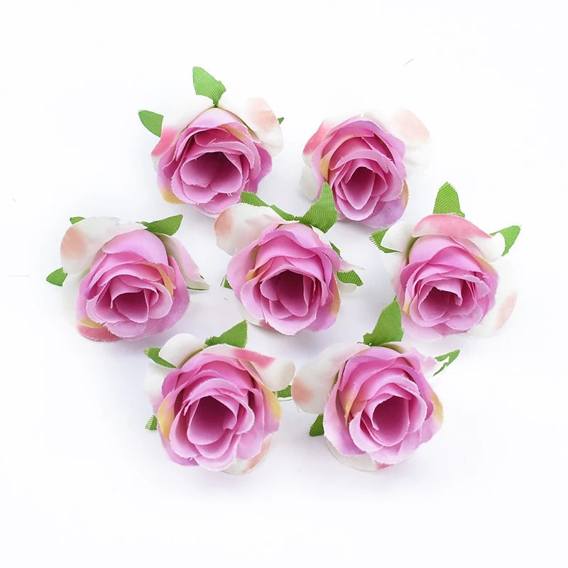 Silk Rose Bud Artificial Flowers – Wedding, Party & Home Decor Artificial Silk Flowers Peaceful Pleasures Health and Wellness color 13 50pcs