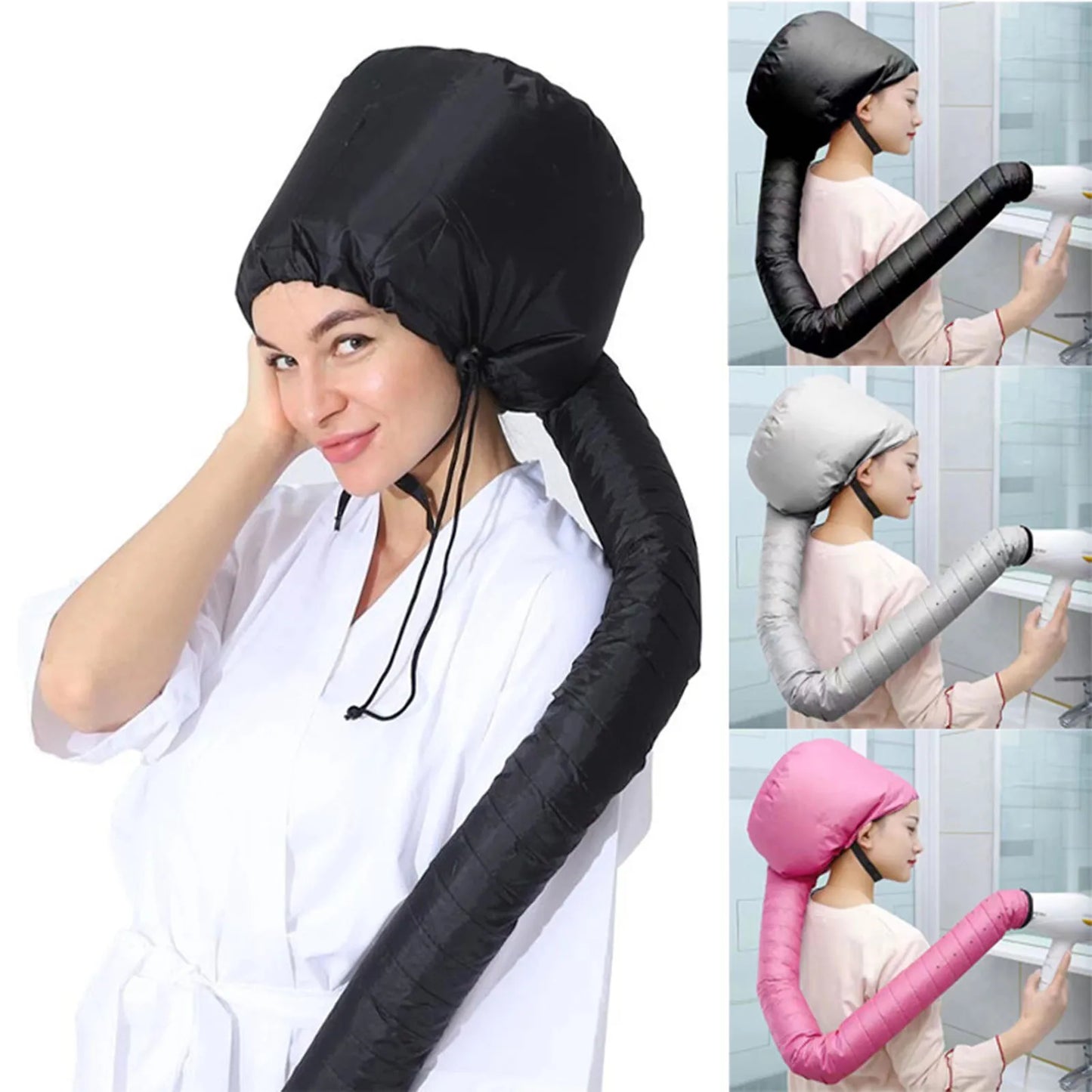 Hair Dryer Steamer Cap Reusable Styling Drying Hat Hair Care Dry Hair Cap for Hair Dryer Home Spa Salon Styling Peaceful Pleasures Health and Wellness